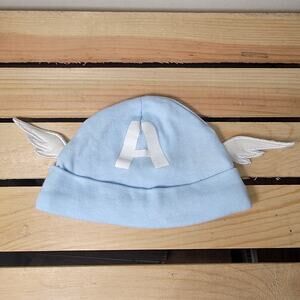 Marvel Captain America Lt. Blue Infant Hat w/ Wings - 6-9m
